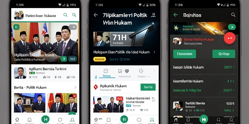 Tampilan antarmuka aplikasi 71H yang informatif dan mudah dipahami.