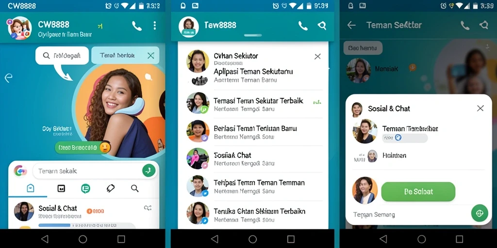 Tampilan antarmuka CW8888 yang sederhana dan menarik.