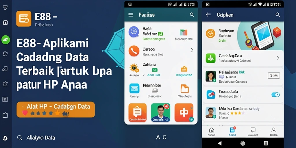 Tampilan antarmuka E88 yang intuitif dan user-friendly.