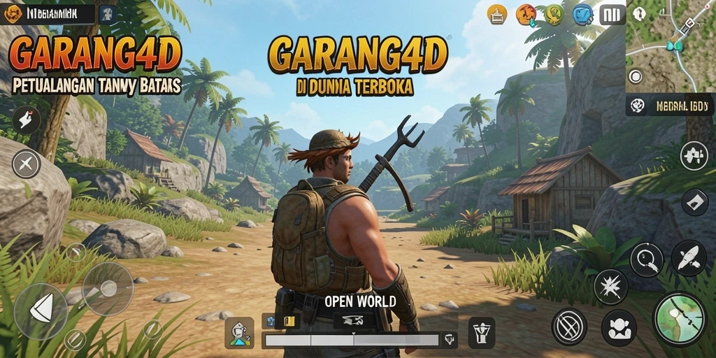 Tampilan antarmuka GARANG4D yang menawan dalam dunia terbuka.
