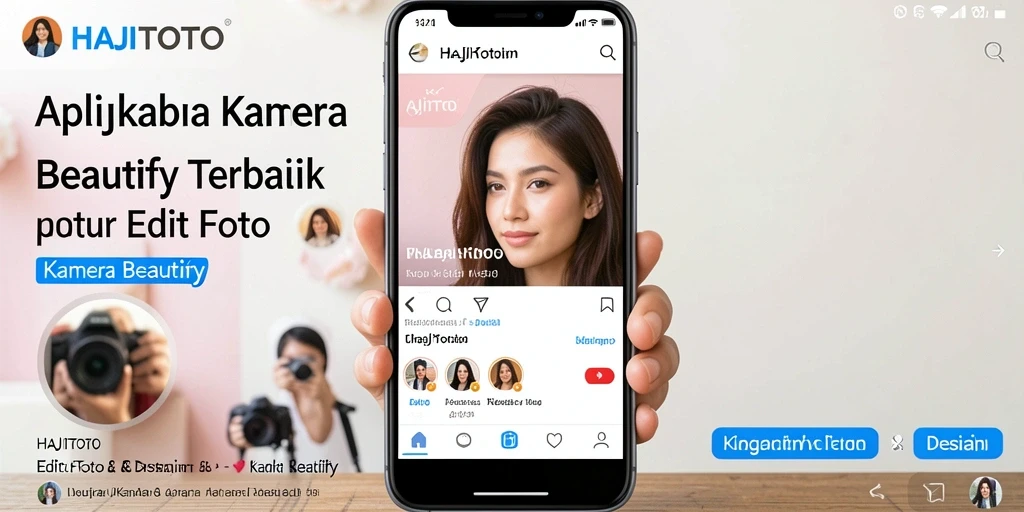 Antarmuka pengguna HAJITOTO untuk edit foto yang menarik.
