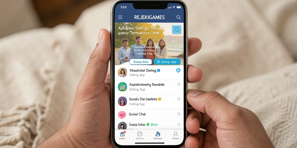 Tampilan antarmuka pengguna REJEKIGAMES yang modern dan menarik.