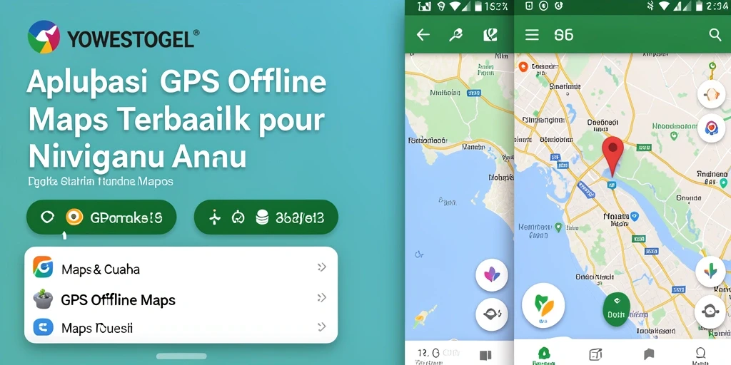 Antarmuka YOWESTOGEL menampilkan peta navigasi yang jelas dan informatif.